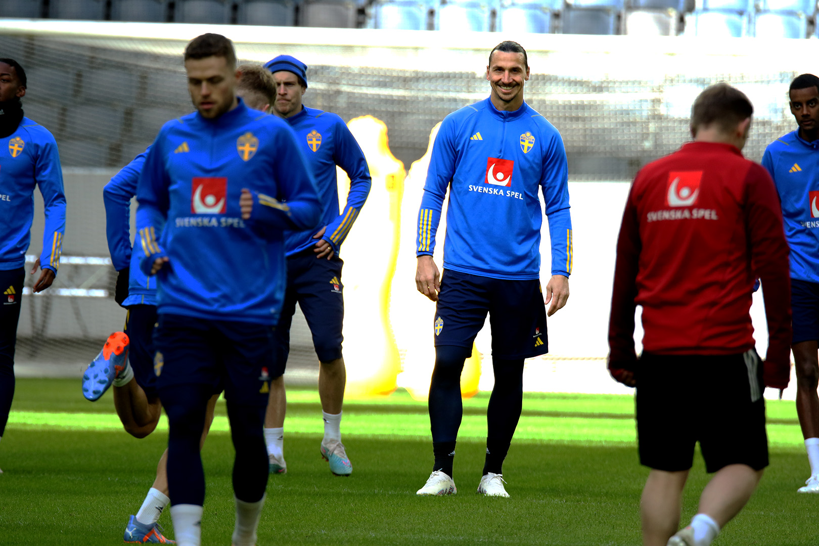 Swedish National football team training session - Rodrigo Rivas Ruiz